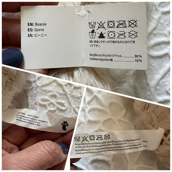 NWT POM BEANIE - Picture 3 of 6